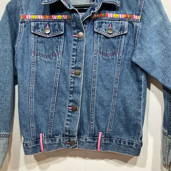 Barbie Jacket, Vintage Denim, “Girls Can Do Anything” Embroidery, Size 12 - Picture 9 of 16